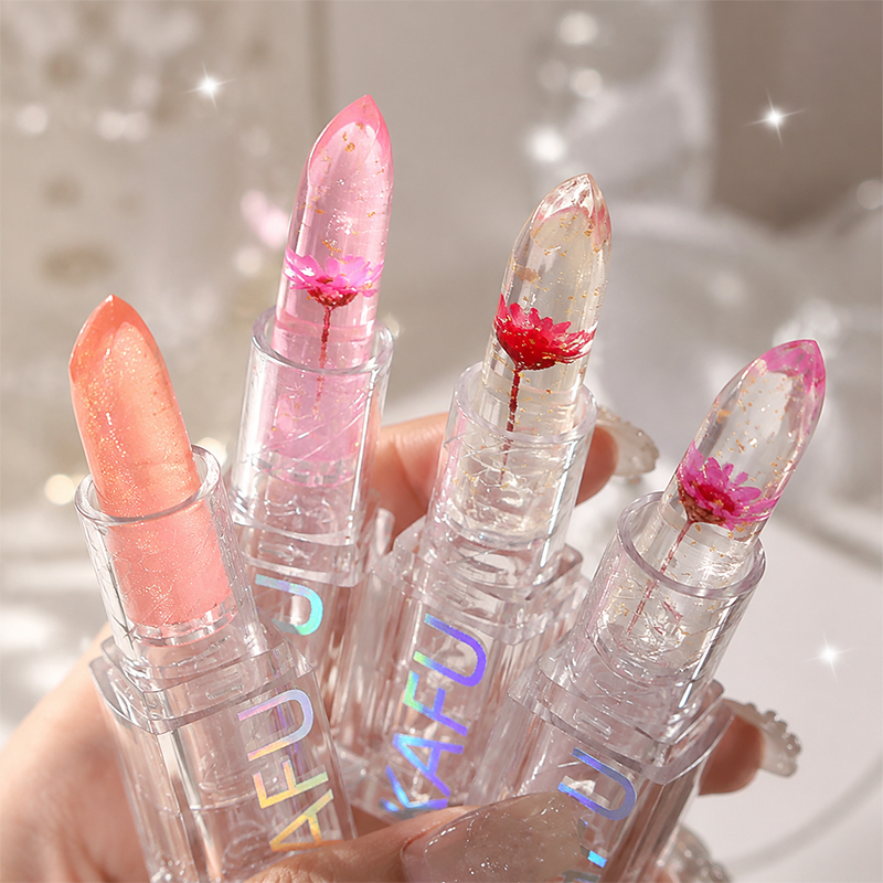 4-delige Temperatuur Jelly Kle - Lip Tint Korean recensie en prijs