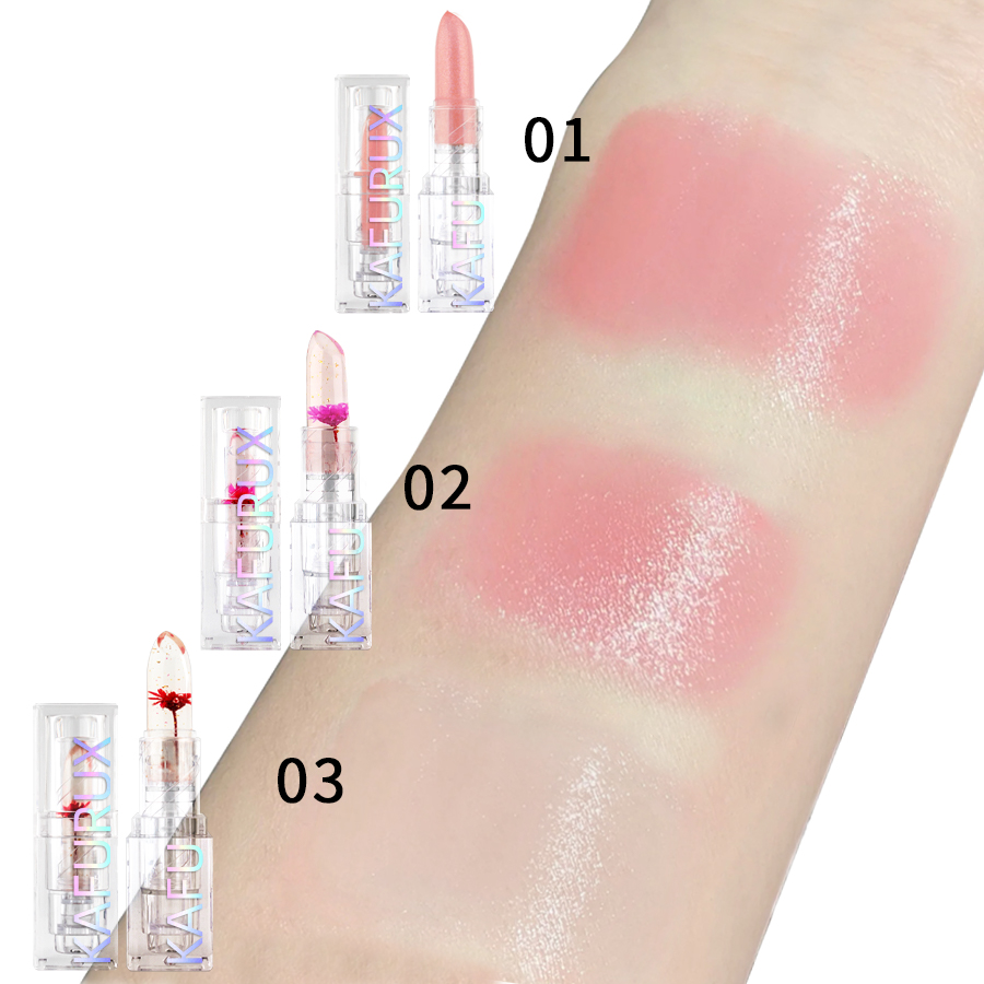 4-delige Temperatuur Jelly Kle - Lip Tint Korean recensie en prijs