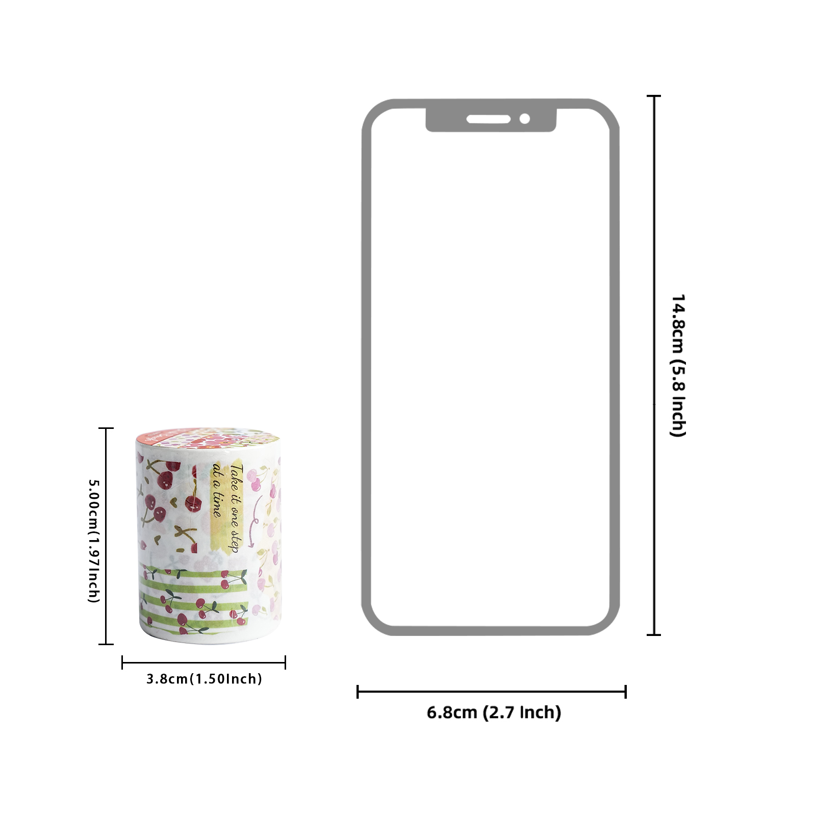 Etori Life Washi-tape met groe - Korean Student Lifestyle recensie en prijs