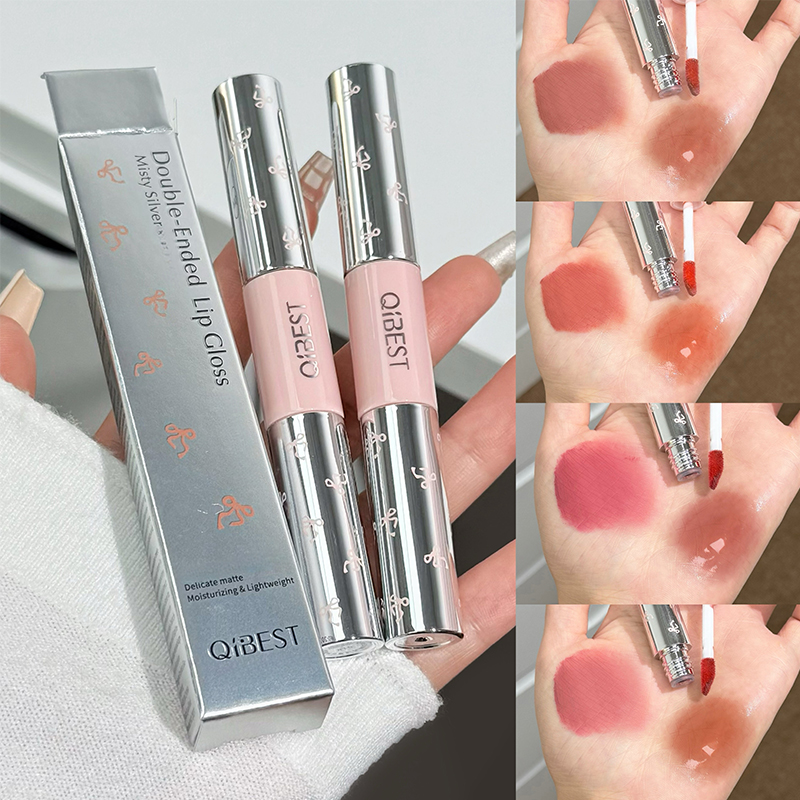 QIBEST Dubbelkop Matte Fluweel - Lip Tint Korean recensie en prijs