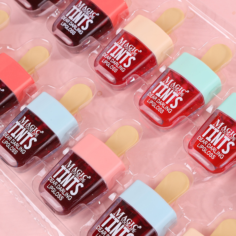 12Pcs Korea Fruit Lip Tint Ijs - Lip Tint Korean recensie en prijs